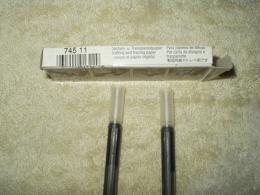 staedtler marsmagno drawing ink 2 ea jumbo cartridges older stock