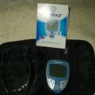 bayer contour glucose monitor / meter # 7151g & case + quick reference guide