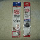 eagle claw fish hooks 6 # 139-1 size 1 & 6 pack 139-4 size 4 12 ea total