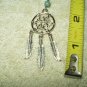 native american dream catcher indian feathers keychain keyring silver colored