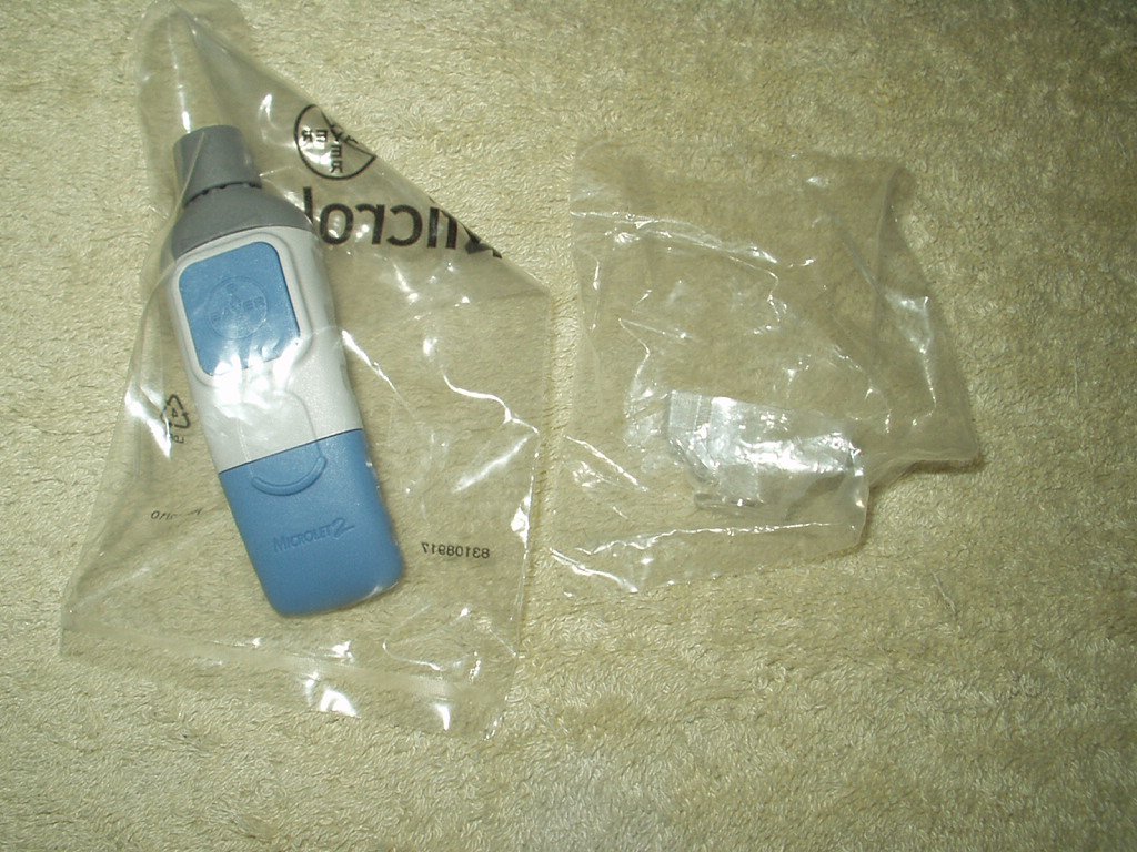 bayer microlet 2 lancing device with AST cap both sealed