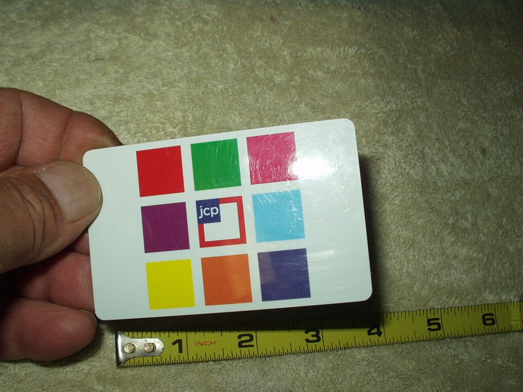 jcpenney jc penney gift card 0 value