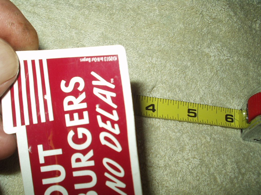 innout hamburgers no delay bumper / window sticker