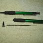 FRONTIER AIRLINES GREEN PENS LOT OF 2 WORKING CONDITION