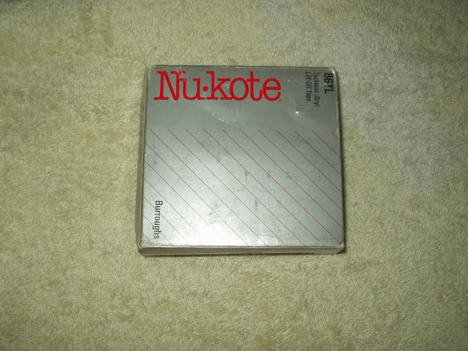 NU-KOTE 86TL tackless lift-off tape for typewriters 6 ea in box
