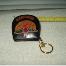 Thailand coin purse w/ keychain bird design zippered