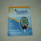 freestyle freedom lite glucose meter monitor "manual" only in english & spanish