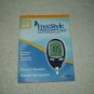 freestyle freedom lite glucose meter monitor "manual" only in english & spanish