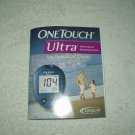 onetouch one touch ultra glucose meter / monitor "manual" only in english