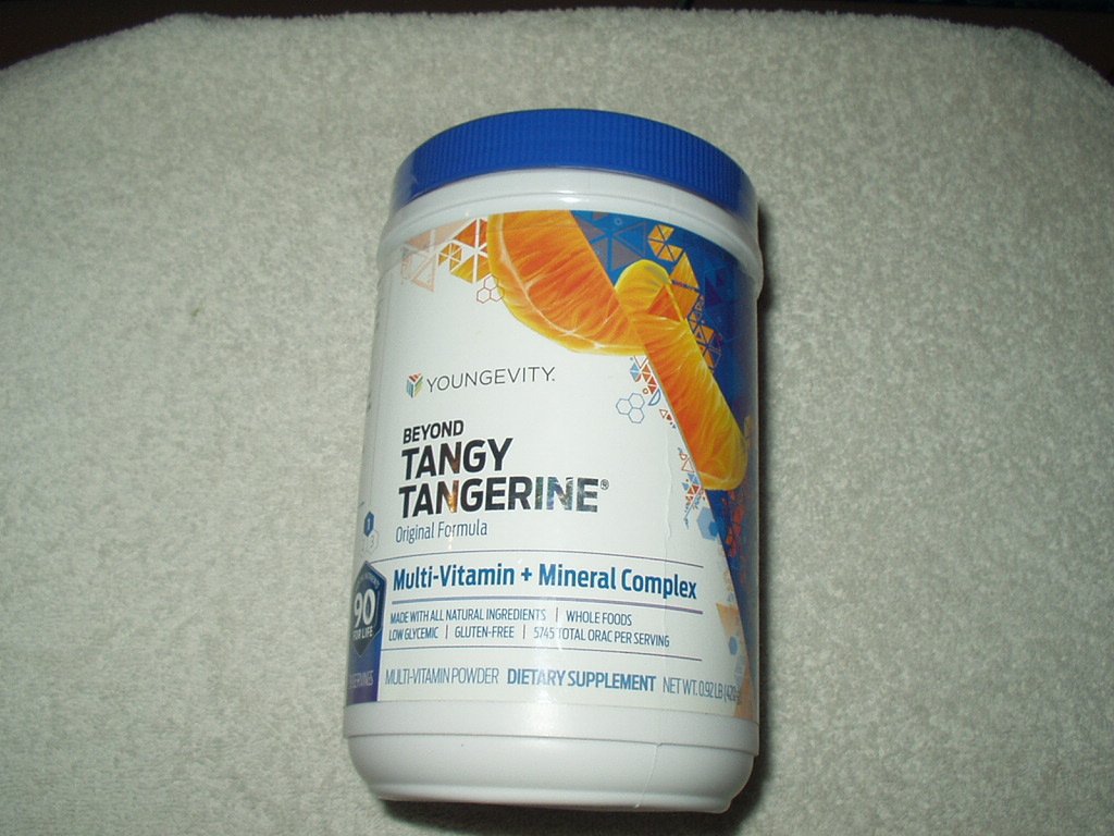 youngevity beyond tangy tangerine original formula multi-vitamin mineral powder .92 pounds