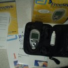 rare new abbott freestyle flash glucose monitor / meter w/ case & manuals