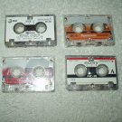 microcassette tape lot of 4 ea used 2-mc-60 1-mc-30 & 1-mc-5 panasonic at&t sony