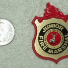 junior fire marshall red lapel emblem pin 1965 the hartford insurance group