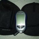 accu-chek aviva blood glucose meter / monitor blue / silver & hard case only