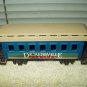 dickensville red caboose & blue passenger train car lot of 2 total