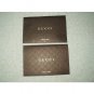 authentic gucci shopping bag with 2 receipt envelopes from 2011 firenze 1921