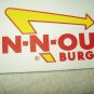 authentic in-n-out burger inside employee hat lot of 2 unused