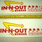 authentic in-n-out burger inside employee hat lot of 2 unused