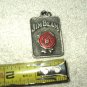 vtg jim beam bourbon no keyring embossed fine pewter keychain