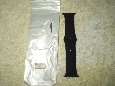 apple like sports band silicone black charcoal 38/40 mm