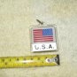 u.s. army emblem & us flag keyring keychain acrylic 1.5"