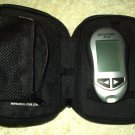accu-chek aviva blood glucose meter / monitor black / silver & hard case only no black code key