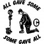 all gave some some gave all pow mia military die cut vinyl decal sticker