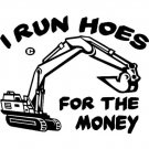 Backhoe heavy equipment operator vinyl decal sticker
