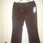 MixIt Women’s Petite Stretch Slacks – Brown (size 6P)