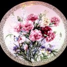Carnation Serenade by Lena Liu /Symphony of Shimmering Beauty 1992-Plate # 4022A