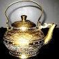 ANTIQUE PURE BRONZE HAND CARVED TEAPOT INDIA