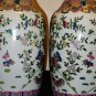 Pair Antique Huge Chinese Polychrome Hand Painting Porcelain Vase,19th C.,NR