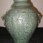 ANTIQUE CHINESE PORCELAIN CELADON GLAZE VASE, SONG DYNASTY,13TH CENTURY