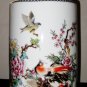 Chinese Republican Artist Bi Botao Work On Art, Famille Rose Porcelain Vase
