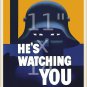 He's Watching You - 11x14 inch World War II US Propaganda Poster WW2