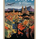 Pan Am Europe by Clipper Airline Travel Poster [6 sizes, matte+glossy avail]