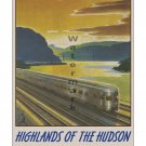 NY Central RR Higlands of the Hudson Travel Poster [6 sizes, matte+glossy avail]