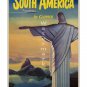 Pan Am South America #1 Airline Travel Poster [6 sizes, matte+glossy avail]