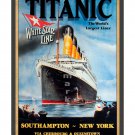 Titanic White Star Line Sailing Notice Travel Poster [6 sizes matte+glossy avail