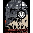 Pennsylvania Station Vintage Railroad Travel Poster[4 sizes, matte+glossy avail]