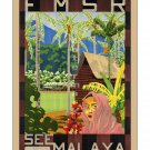 Malaya #3 - Vintage Travel Poster [4 sizes, matte+glossy avail]