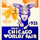 1933 Chicago World's Fair #2 - 11x17 Vintage Art Deco Poster