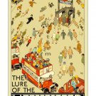 Lure of the (London)Underground Vintage Poster [6 sizes, matte+glossy avail]