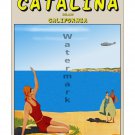 Catalina Island California - Vintage Travel Poster [4 sizes, matte+glossy avail]