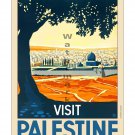 Visit Palestine #1 - Vintage Travel Poster [4 sizes, matte+glossy avail]