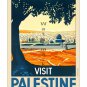 Visit Palestine #1 - Vintage Travel Poster [4 sizes, matte+glossy avail]