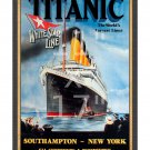 Titanic #1 White Star Line - 11x17 inch Sailing Notice/Poster (charcoal matte)