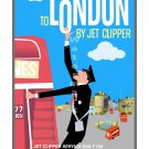 Pan Am London Vintage Airline Travel Poster [6 sizes matte+glossy avail]