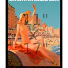 Pennsylvania Railroad Atlantic City #4 - 11x17 inch Vintage Train Travel Poster