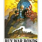 Angry Uncle Sam War Bonds US WWII Propaganda Poster [4 sizes matte+glossy avail]